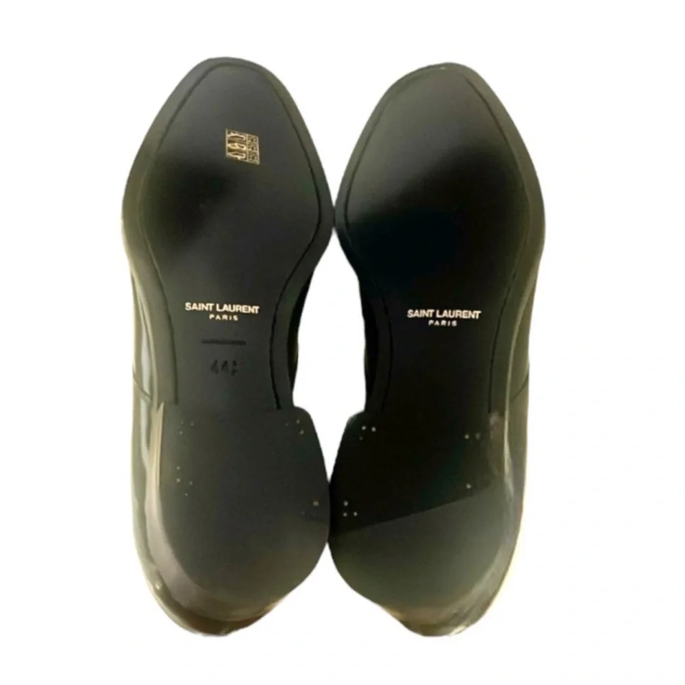 New authentic Saint Laurent luxury designer patent leather dress shoes 11.5 - Picture 15 of 17